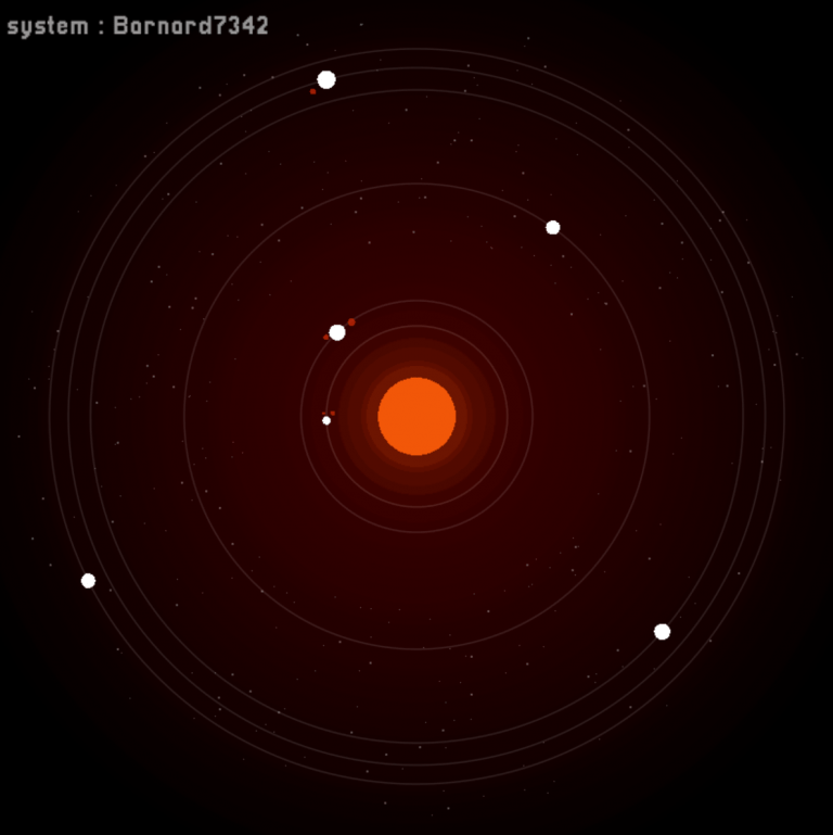 Lua Système Solaire Procédural école De Jeux Vidéo En